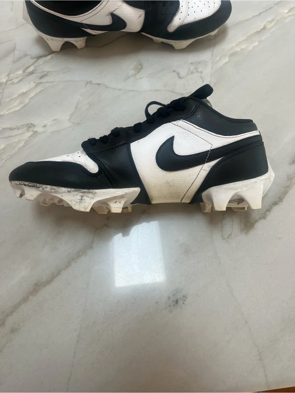 Nike Kids Black and White Jordan Low Top Sneakers